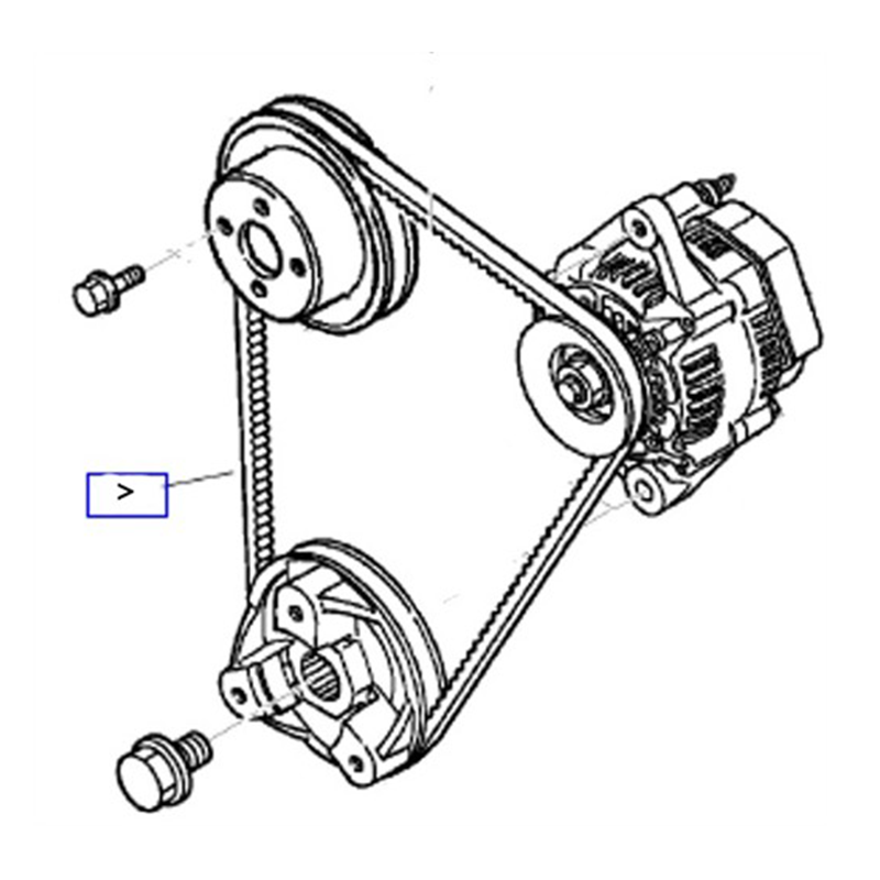 Alternator belt for Dingo TX525 models 1122511